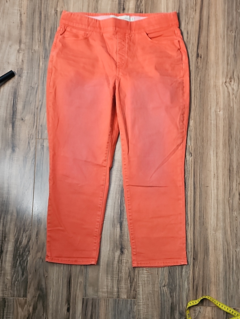 Soft Surroundings Women’s Orange Stretch Pull On Pants Large - Picture 1 of 10